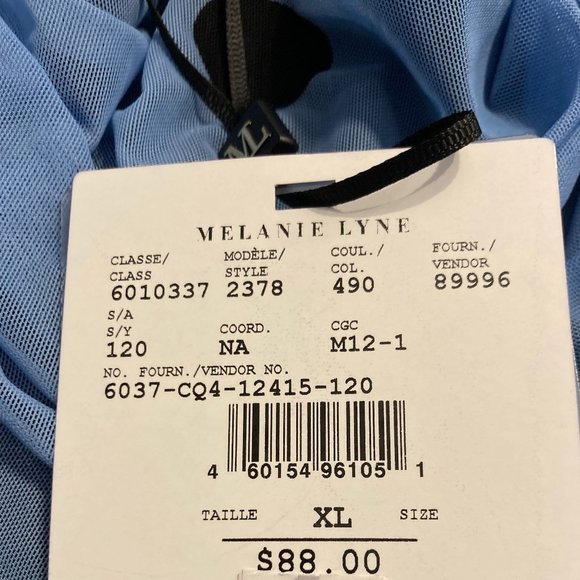 MELANIE LYNE: Polka Dot Print Top - blue - Picture 3 of 4